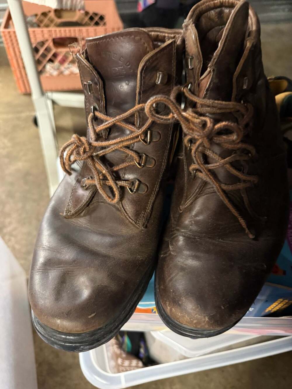 Dexter Brown Leather Hiking Work Boots